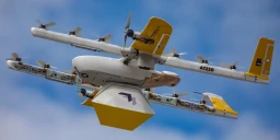 Wing delivery drone